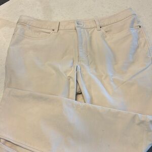 Lululemon off white stretch jean 38x32